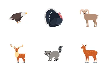 North American Animals Icon Pack