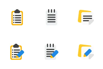 Notas y tareas Paquete de Iconos