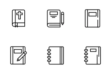 Note Book Icon Pack