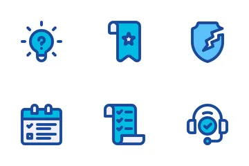 Évaluation et évaluation Icon Pack