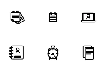 Notepad And Tasks Icon Pack