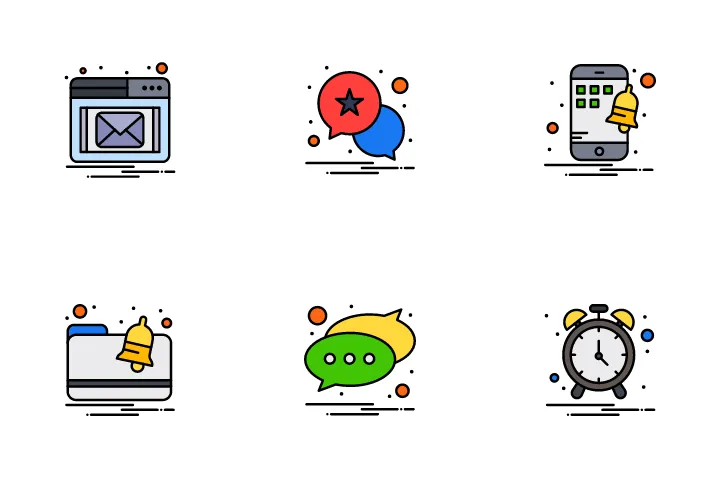 2,422 Notifications Icon Packs - Free in SVG, PNG, ICO - IconScout