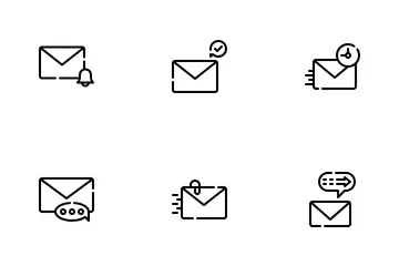 Notifications par email Icon Pack