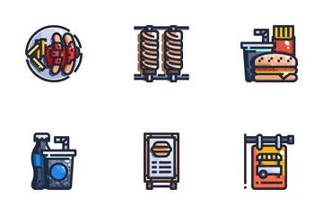 L'alimentation de rue Icon Pack