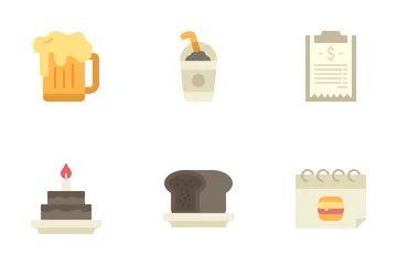 Nourriture et restaurant Icon Pack