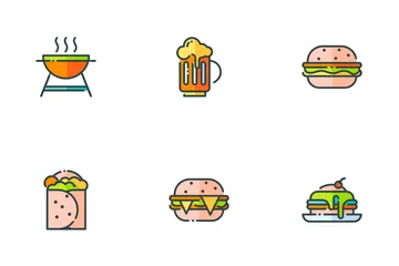 Nourriture et restaurant Icon Pack