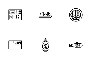 Nuclear Energy Power Icon Pack