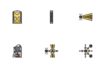 Nuclear Engineer Energy Power Icon Pack
