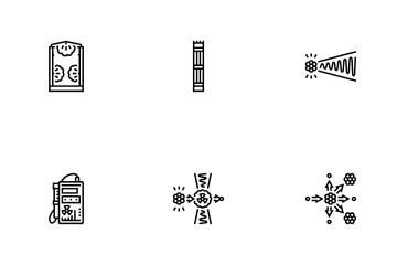 Nuclear Engineer Energy Power Icon Pack