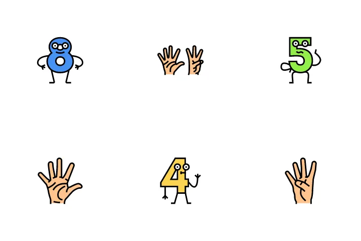 1,210 Number Icon Packs - Free in SVG, PNG, GIF | IconScout