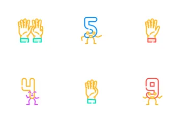 Number Character Icon Pack