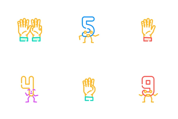 1,210 Number Icon Packs - Free in SVG, PNG, GIF | IconScout
