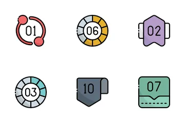 Number Of Infographic Icon Pack