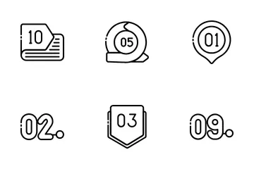 Number Of Infographic Icon Pack