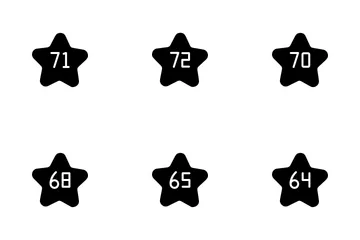Numbers 61-90 Icon Pack