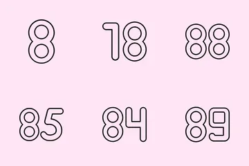 Numbers Icon Pack