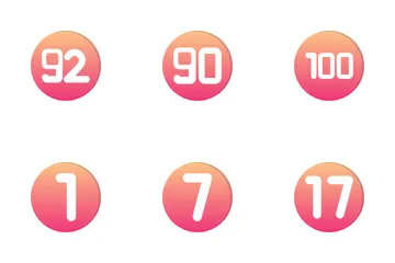 Numbers Icon Pack