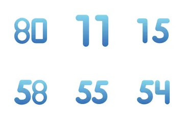 Numbers Icon Pack