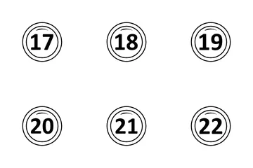 Numbers Icon Pack