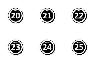 Numbers Icon Pack