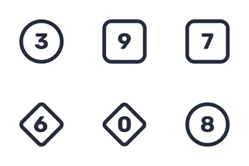 Numbers Icon Pack