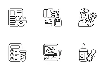 Nursing And Midwifery Icon Pack