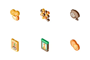 Nut Food Icon Pack