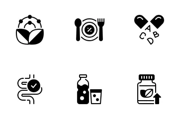 Nutrition optimale Icon Pack