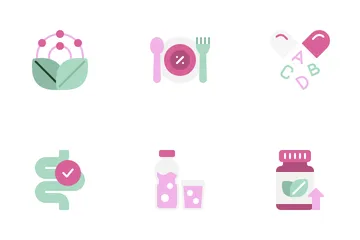 Nutrition optimale Icon Pack