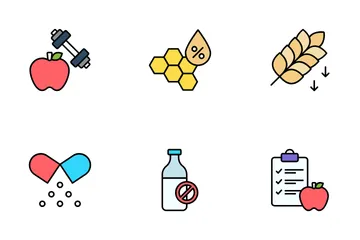 Nutritional Plan Icon Pack