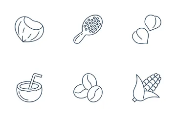 Nuts And Seeds Icon Pack