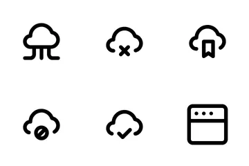 Nuvem e Web Pacote de Ícones