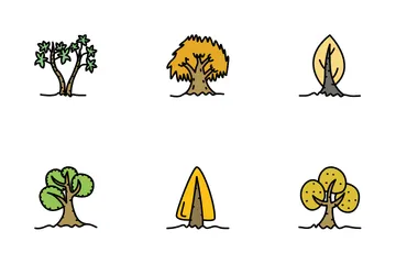 O preenchimento da árvore Pacote de Ícones