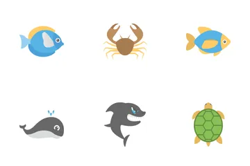 Occean And Sea Life Icon Pack