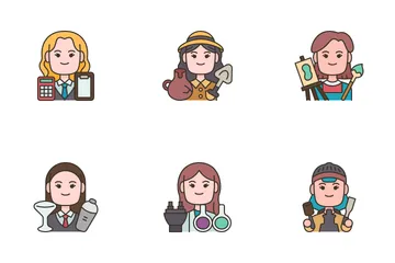 Occupation 2 Women Icon Pack