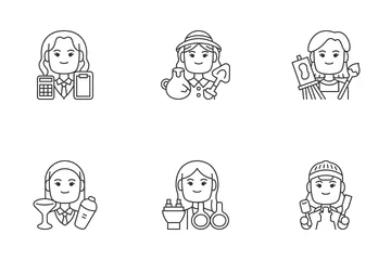 Occupation 2 Women Icon Pack