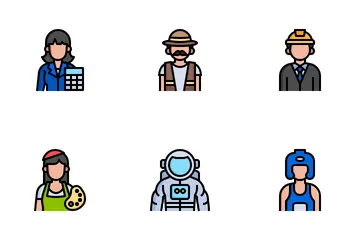 Occupation Avatars Icon Pack