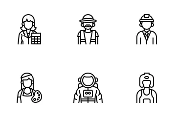 Occupation Avatars Icon Pack