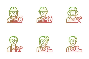 Profession et profession Pack d'Icônes