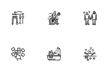 Occupational Therapist Health Icon Pack