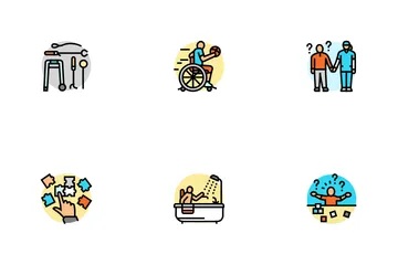 Occupational Therapist Health Icon Pack