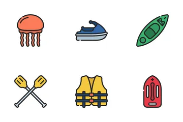 Ocean And Sea Life Icon Pack