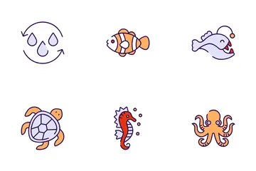 Ocean Day 8 June Icon Pack