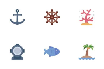 Océan et mer Icon Pack