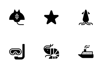 Ocean (Glyph) Icon Pack