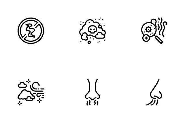 Download Odor Aroma And Smell Icon pack Available in SVG, PNG & Icon Fonts