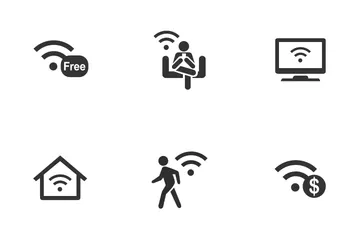 Öffentliches WLAN Symbolpack