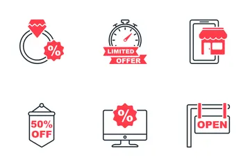 Offer And Sale Icon Pack