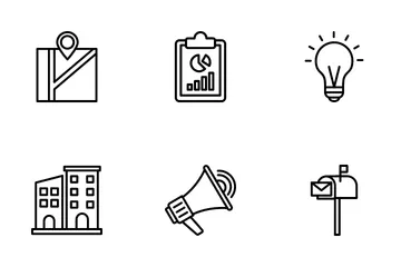Office And Business Material Icon Pack
