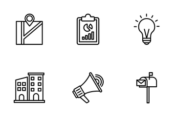 Office And Business Material Icon Pack